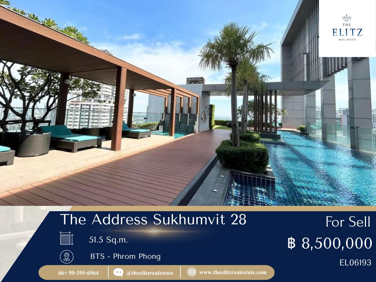 For SaleCondoSukhumvit, Asoke, Thonglor : ✨ Luxury Location Best Value Unit in the Address 28 🎉