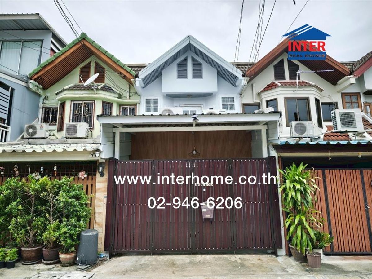 ขายทาวน์โฮมวิภาวดี ดอนเมือง หลักสี่ : ทาวน์เฮ้าส์ 2 ชั้น 16 ตร.ว. หมู่บ้านมหานครนิเวศน์ ซอยวิภาวดีรังสิต64 ถนนวิภาวดีรังสิต64 เขตหลักสี่ กรุงเทพมหานคร