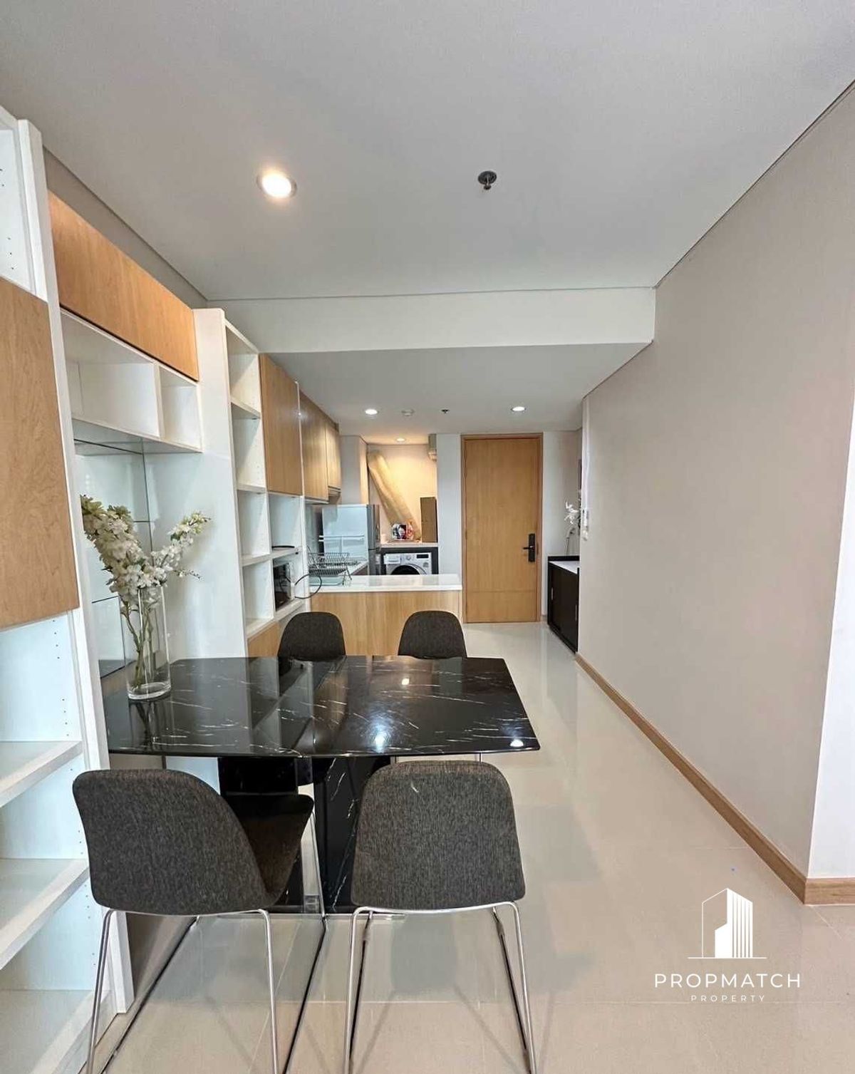 For RentCondoRama9, Petchburi, RCA : ✨flash deal ✨villa Asoke (1Bed 1Bath 48SQM.) Completely decorated !! Only 25,000 baht per month Tel.0981315848 @PropMatch