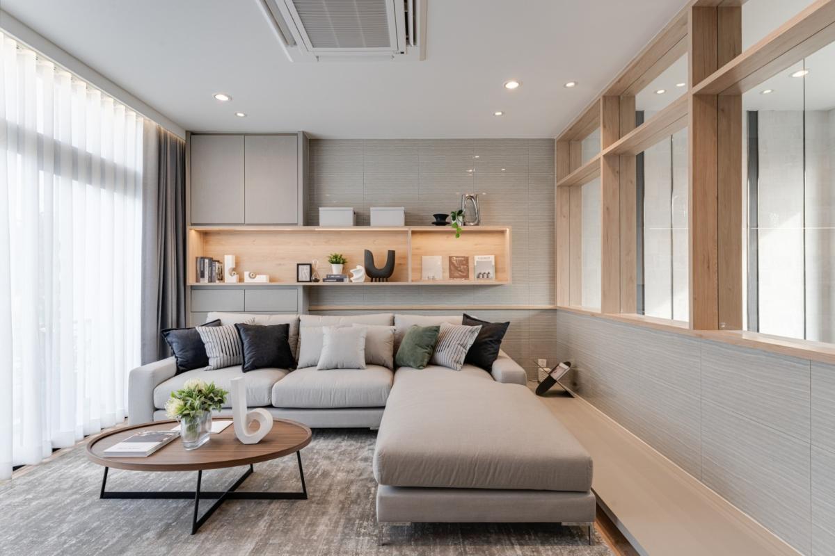 ขายทาวน์โฮมเลียบทางด่วนรามอินทรา : 🔥ขายด่วน🔥ทาวน์โฮม “Nirvana DEFINE” เอกมัย-รามอินทรา  (บ้านตัวอย่าง ตกแต่งพร้อมเข้าอยู่ ติดสระว่ายน้ำและส่วนกลาง)