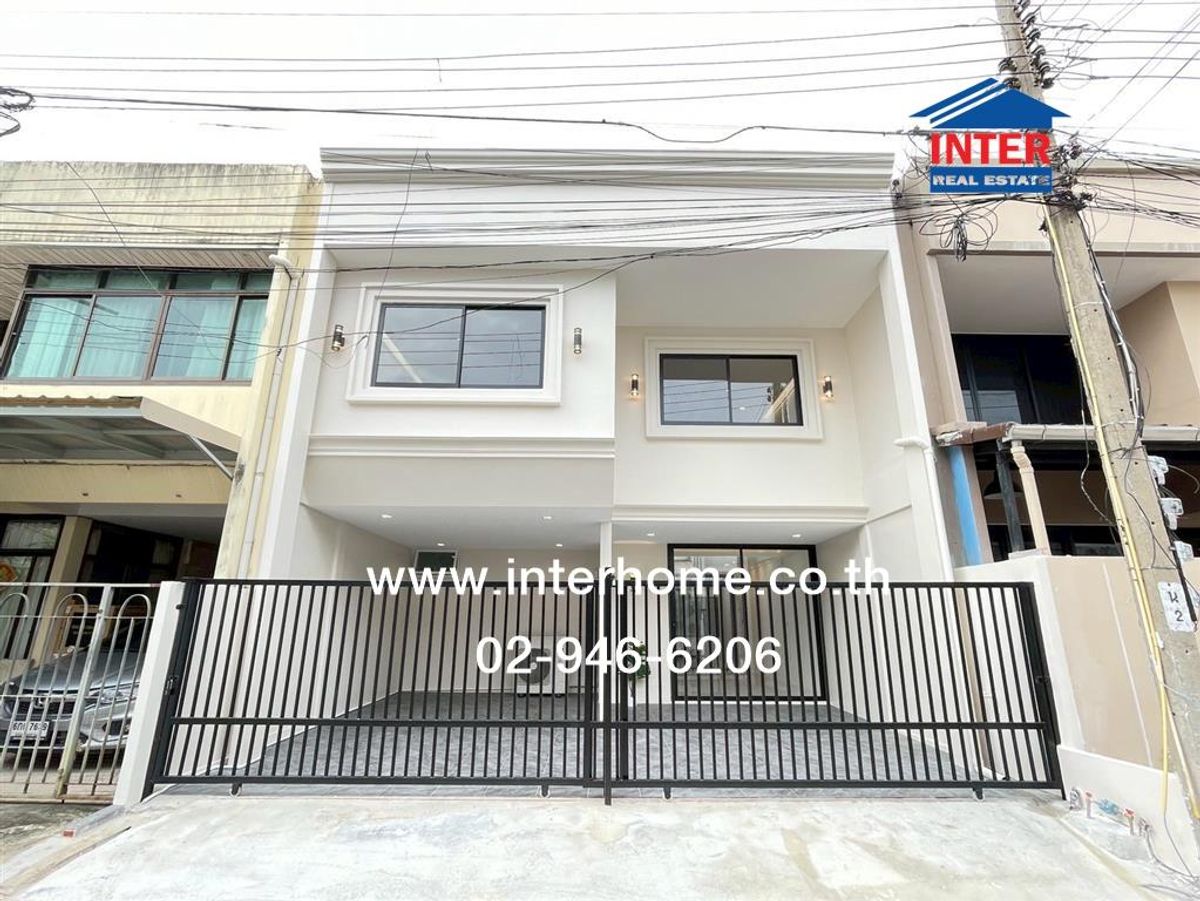 ขายทาวน์โฮมบางซื่อ วงศ์สว่าง เตาปูน : ทาวน์เฮ้าส์ 2 ชั้น 28 ตร.ว. หมู่บ้านชลนิเวศน์ ประชาชื่น ใกล้ตลาดสดประชานิเวศน์ ติดถนนประชาชื่น ถนนเลียบคลองประปา เขตจตุจักร กรุงเทพมหานคร