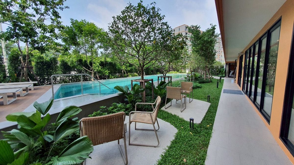 For RentCondoPattaya, Bangsaen, Chonburi : ✨ Condo for rent‼ ️ 𝗗𝗖𝗼𝗻𝗱𝗼 𝗗𝗖𝗼𝗻𝗱𝗼 Bangsaen from Sansiri 🏢 The newest condo in Bangsaen zone