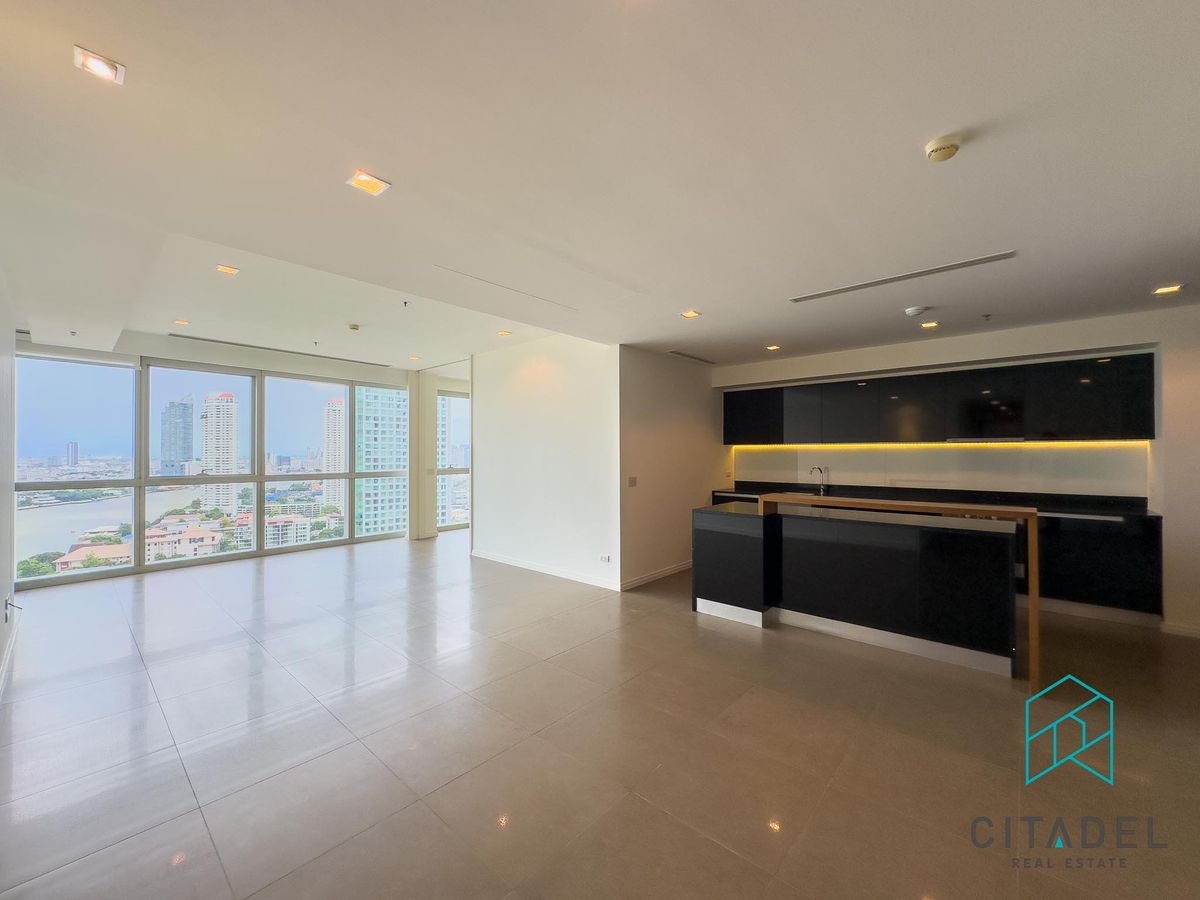 CondoWongwianyai, Charoennakor :  The River by Raimon Land - Riverview, Unfurnished 2 Beds Condo for Rent or Sale!
