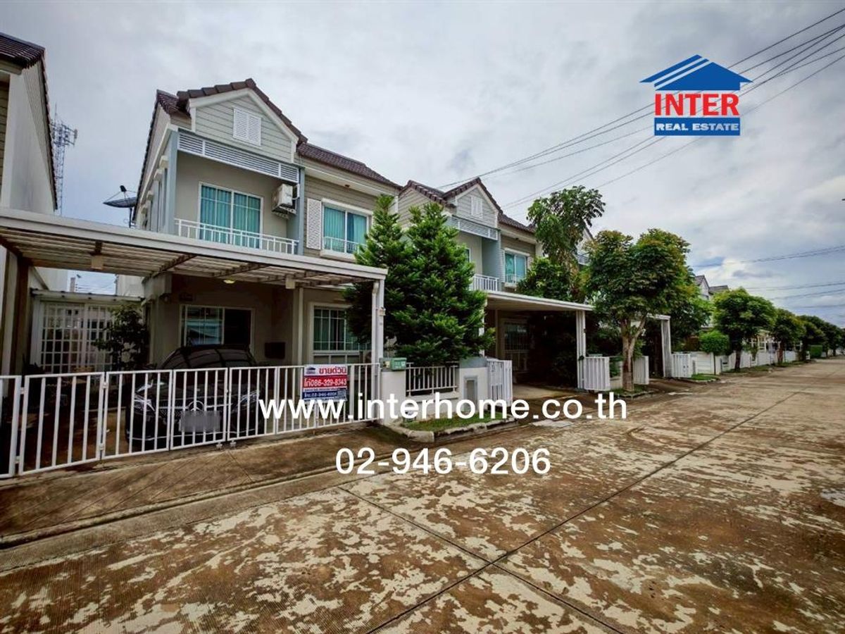 For SaleSamut Prakan,Samrong : 2 -story house, 28 sq.w., The Village Village Bang Na-Ring Road 3, Soi Mahachai, Bang Na-Trat Road, Soi Mahachai Bang Phli, Samut Prakan