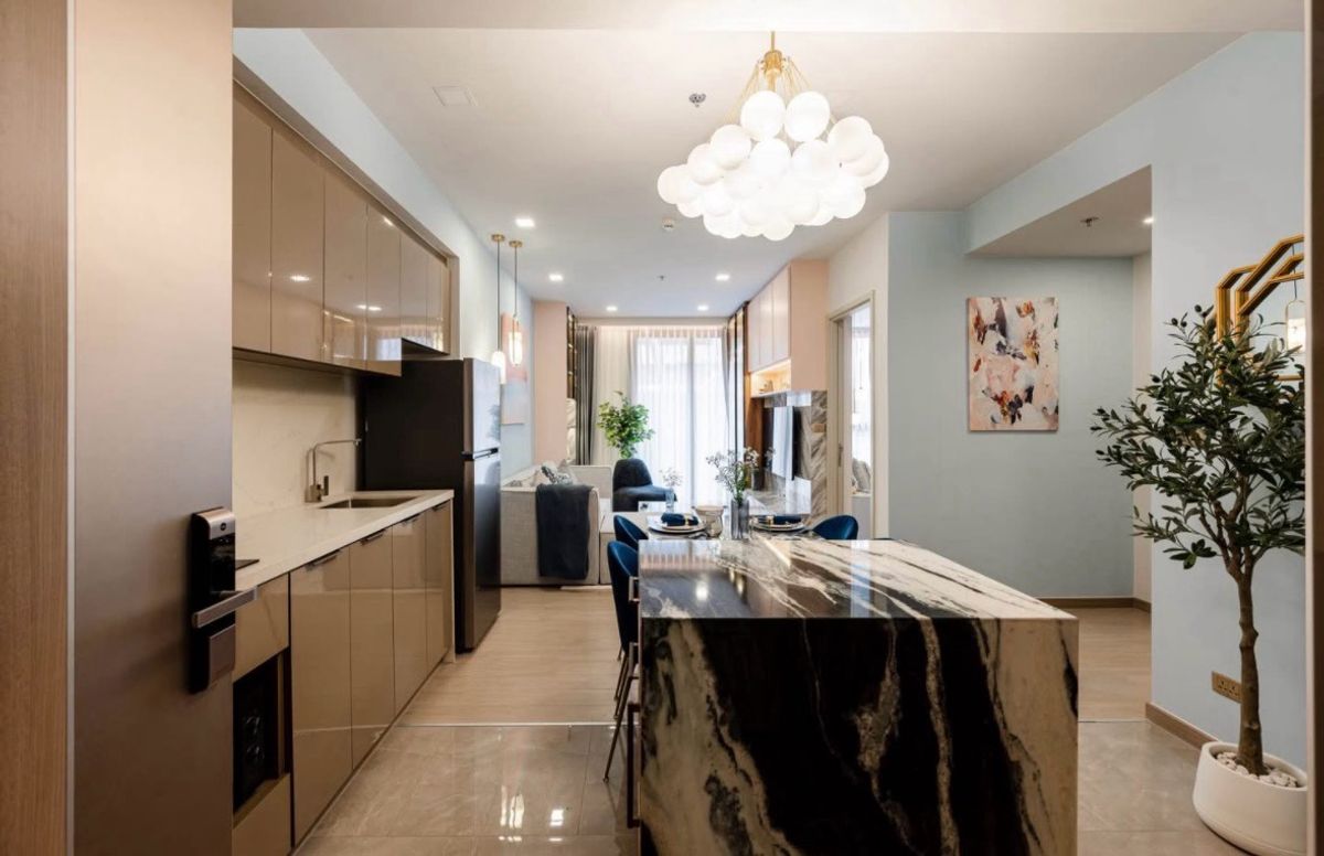 For RentCondoRama9, Petchburi, RCA : 🔥RENT 2BR 2BR with Bathub🔥74SQM🔥68,000/Month🔥one9Five🔥