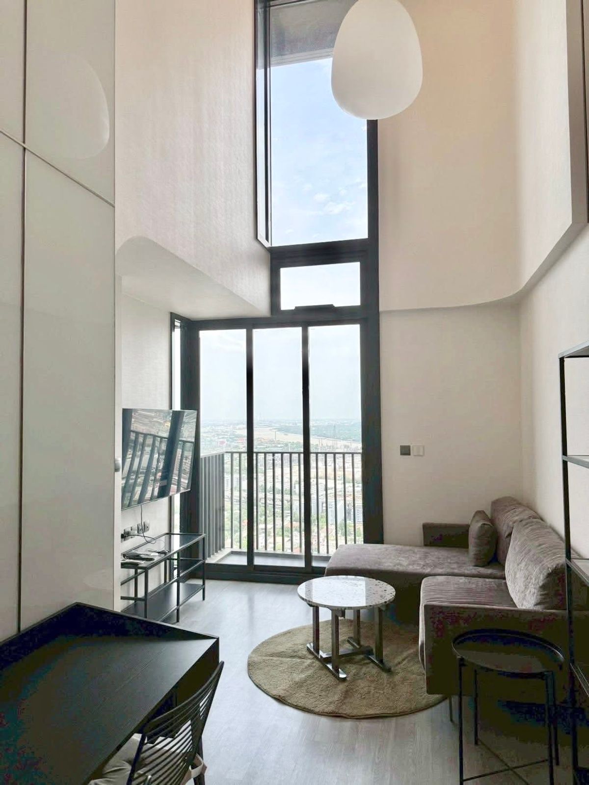 For RentCondoOnnut, Udomsuk : For rent ✨ THE LINE Sukhumvit 101 ✨ DUPLEX room, fully furnished and equipped, near BTS Punnawithi