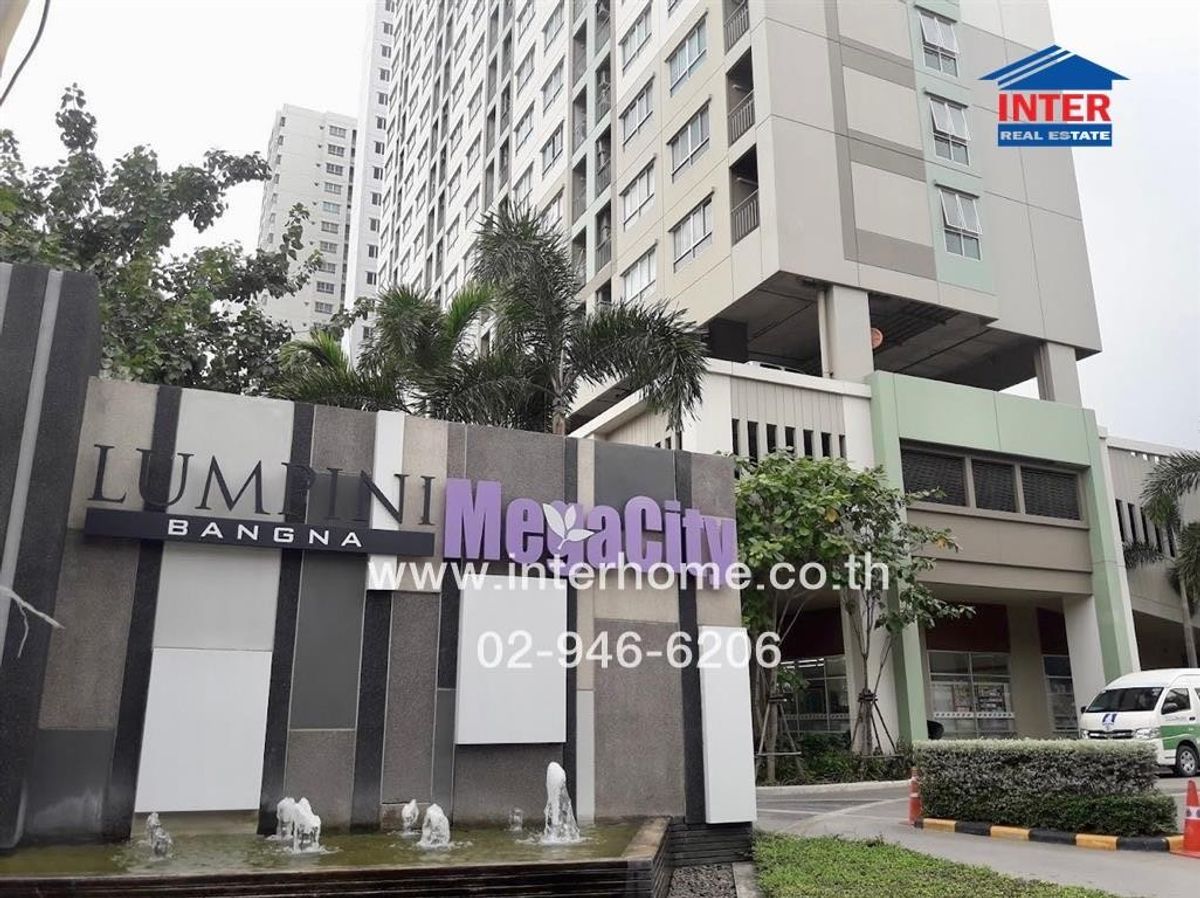 For SaleCondoBangna, Bearing, Lasalle : Condominium 26.82 sq.w. Lumphini Mega City Bangna, parallel path, Bang Na-Trat Road, Bang Phli, Samut Prakan