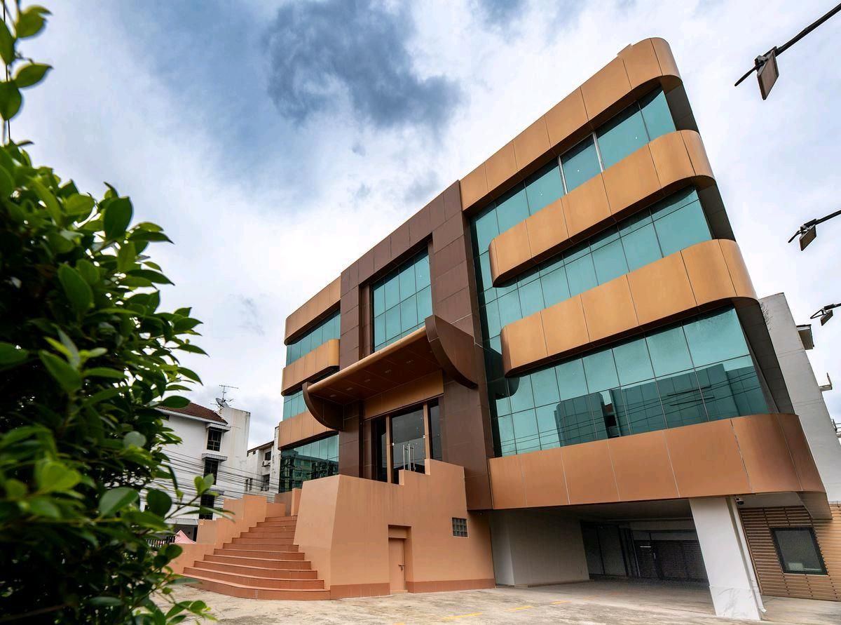 For RentOfficeRamkhamhaeng, Hua Mak : 🌜🌟🌛 5 -story office building for rent in Town in Town