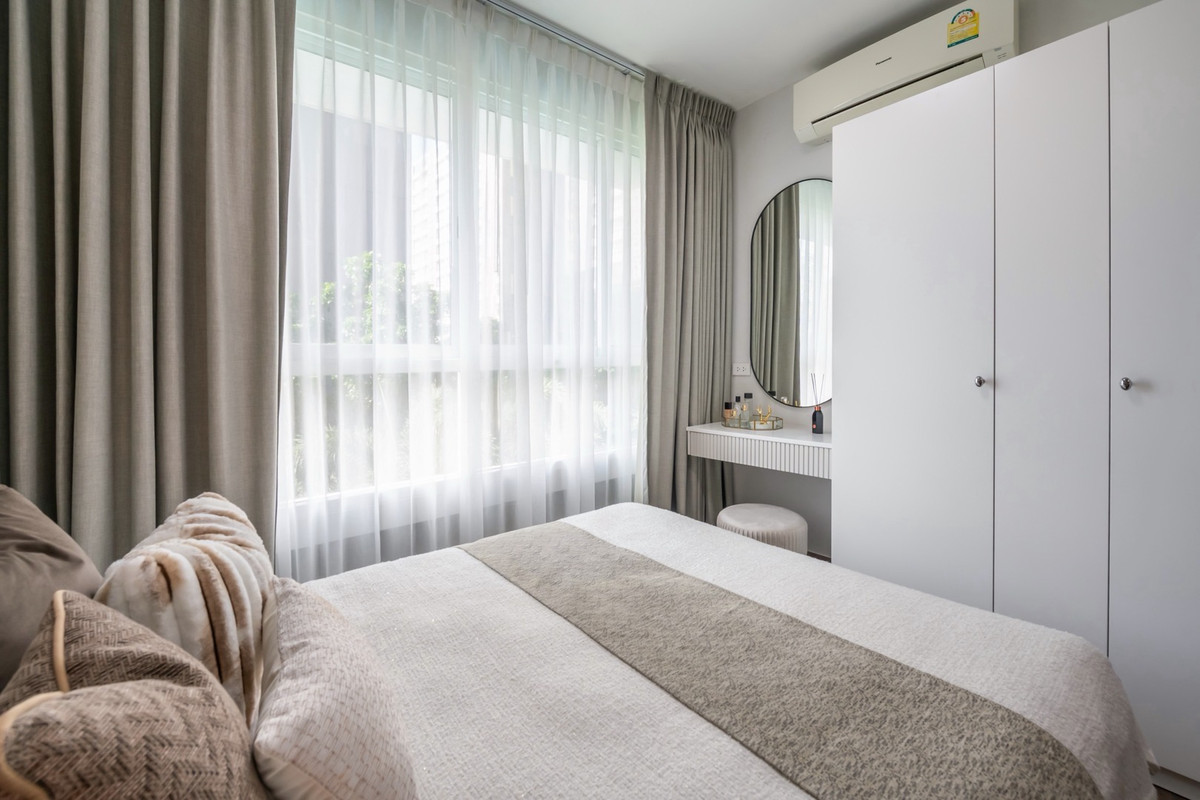 ให้เช่าคอนโดพระราม 9 เพชรบุรีตัดใหม่ RCA : 🔥ให้เช่าด่วน🔥I-Biza Condo RCA เฟอร์นิเจอร์ - เครื่องใช้ไฟฟ้าครบ ห้องทิศเหนือไม่ร้อน พร้อมเข้าอยู่ ❗