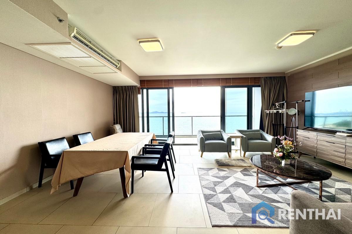 For SaleCondoPattaya, Bangsaen, Chonburi : Hot sale Zire Wongamat 2 Bedrooms  2 Bathrooms   98 sqm direct sea view