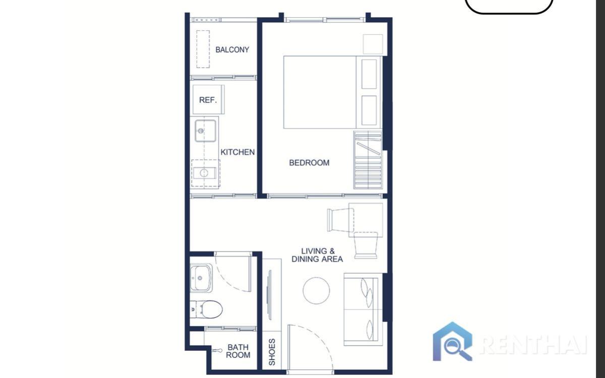 ขายคอนโดภูเก็ต : สำหรับ ขาย คอนโด 1 ห้องนอน ที่ THE BASE Bukit