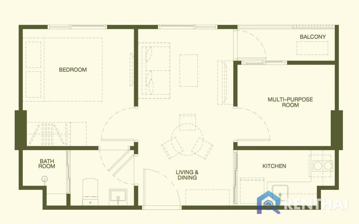 For SaleCondoPhuket : For sale condo 1 bedroom at The Base Rise