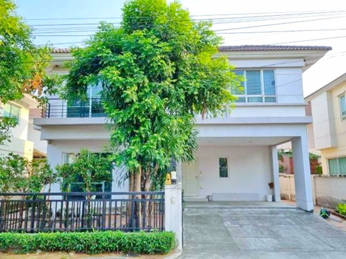 ให้เช่าบ้านมีนบุรี-ร่มเกล้า : คฤหาสน์ บ้านเดี่ยว 2 ชั้น 52ตร.วา.222ตร.ม. วงแหวน พระราม9 ARL บ้านทับช้าง 1.6 กม. รร.นานาชาติแอสคอต ฟอร์ บิวท์อิน 3นอน พาซิโอ มอลล์