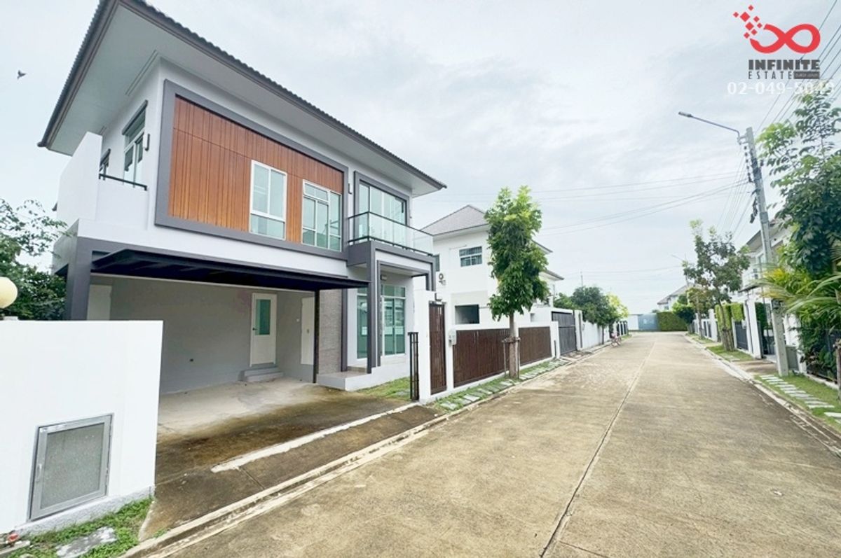 ขายบ้านนนทบุรี บางใหญ่ บางบัวทอง : ขายบ้านเดี่ยว 56.3 ตรว. เรสท์ บางใหญ่ ใกล้ MRT คลองบางไผ่