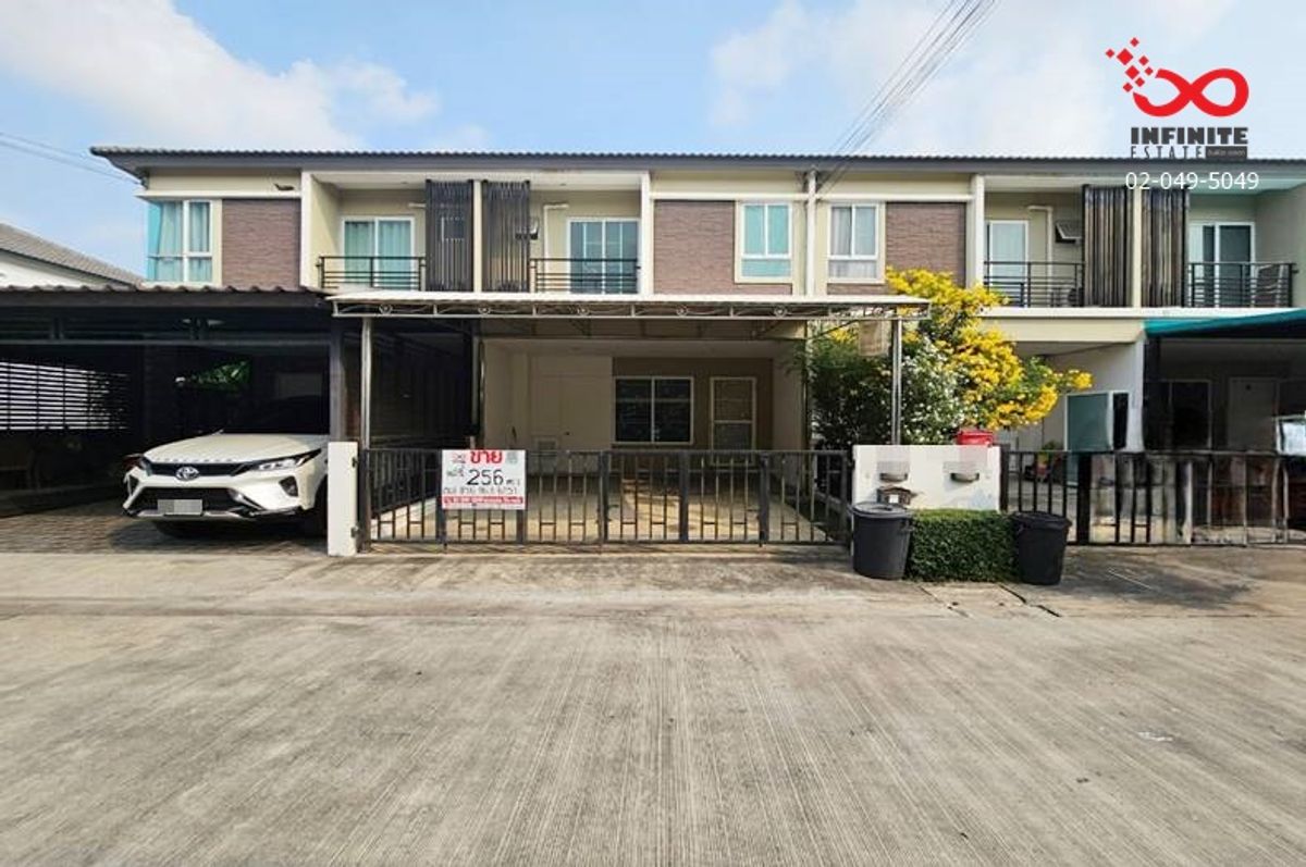 For SaleTownhomePathum Thani,Rangsit, Thammasat : 2-storey townhome for sale, Light Deal Ek-Rangsit University, near the skytrain