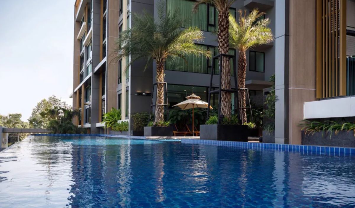 For SaleCondoChiang Mai : The Starhill Condo Luxury Condo, Suthep District, Chiang Mai The corner of the mountain view is fully decorated.