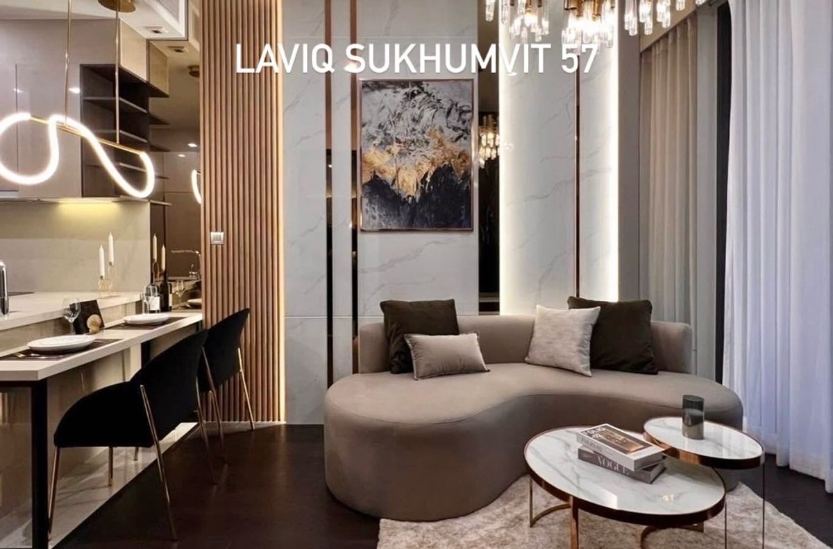 ให้เช่าคอนโดสุขุมวิท อโศก ทองหล่อ : FOR RENT |  Laviq Sukhumvit 57 🥀 ตั้งอยู่ใจกลางย่านทองหล่อ ระยะเดินถึง BTS ทองหล่อ ✨🏹พร้อมอยู่ห้องสวยมากๆ 