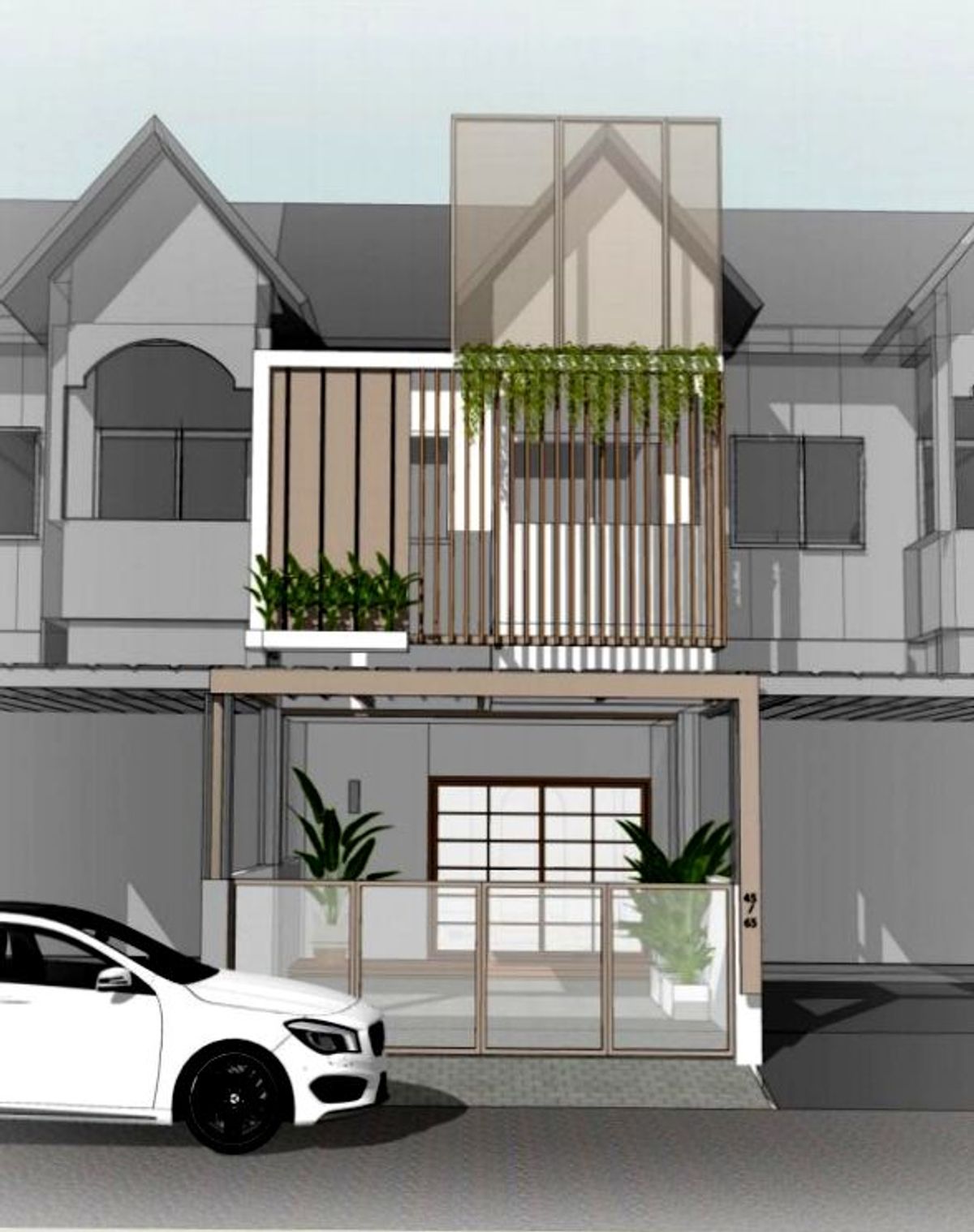 For SaleTownhomeChokchai 4, Ladprao 71, Ladprao 48, : New renovated townhouse for sale, good location, social work 14 - near Ladprao, along the express