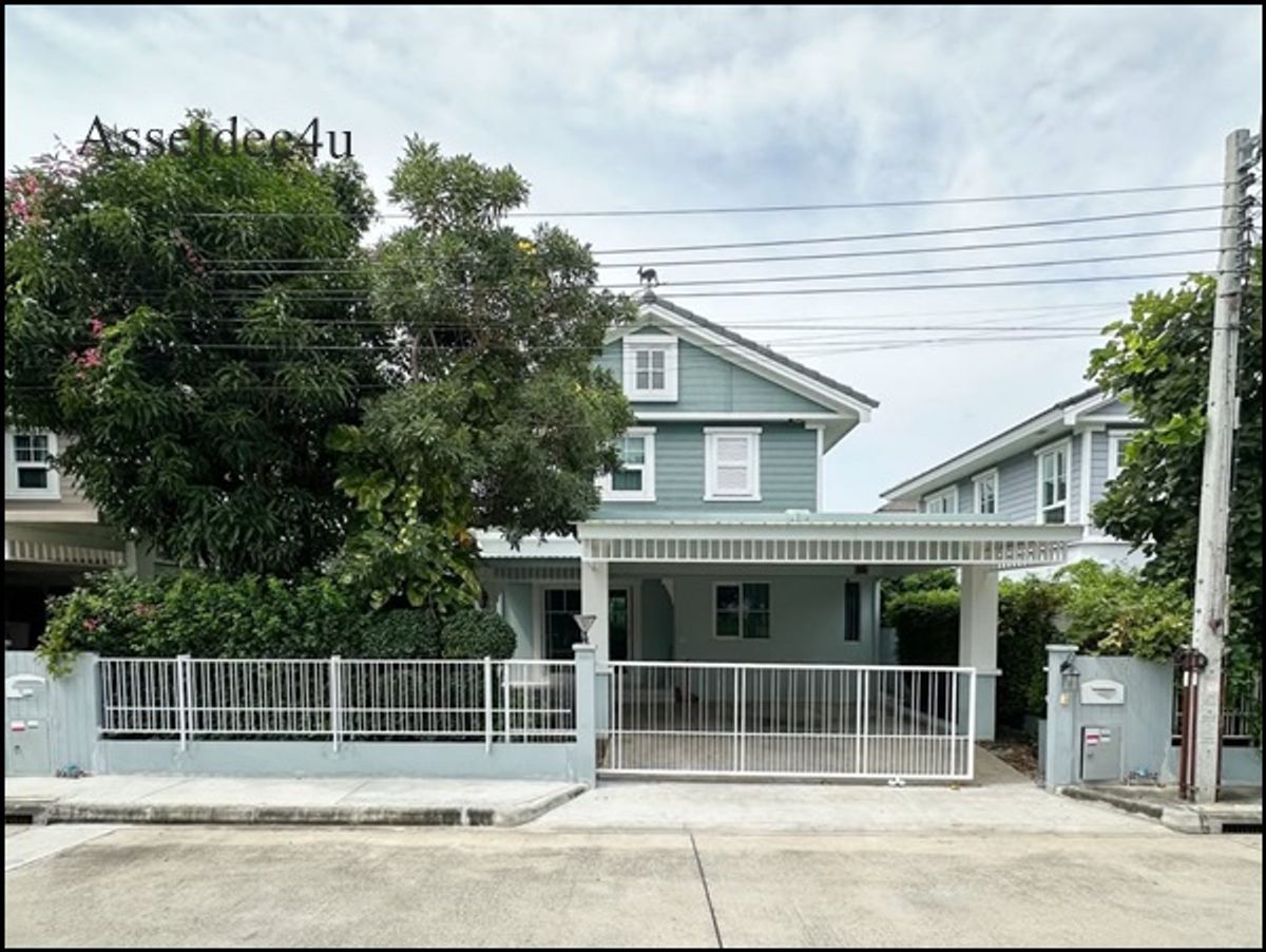 ให้เช่าบ้านพุทธมณฑล ศาลายา : AH595 ให้เช่าบ้านเดี่ยว วิลาจจิโอ ปิ่นเกล้า ศาลายา Villaggio บ้านมีเฟอร์นิเจอร์ เครื่องใช้ไฟฟ้า ใกล้มหาวิทยาลัยมหิดล