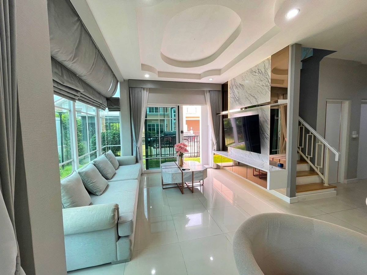 ให้เช่าบ้านนวมินทร์ รามอินทรา : 🏡 ให้เช่าบ้านเดี่ยวหลังริม โครงการแกรนดิโอ รามอินทรา-วงแหวน