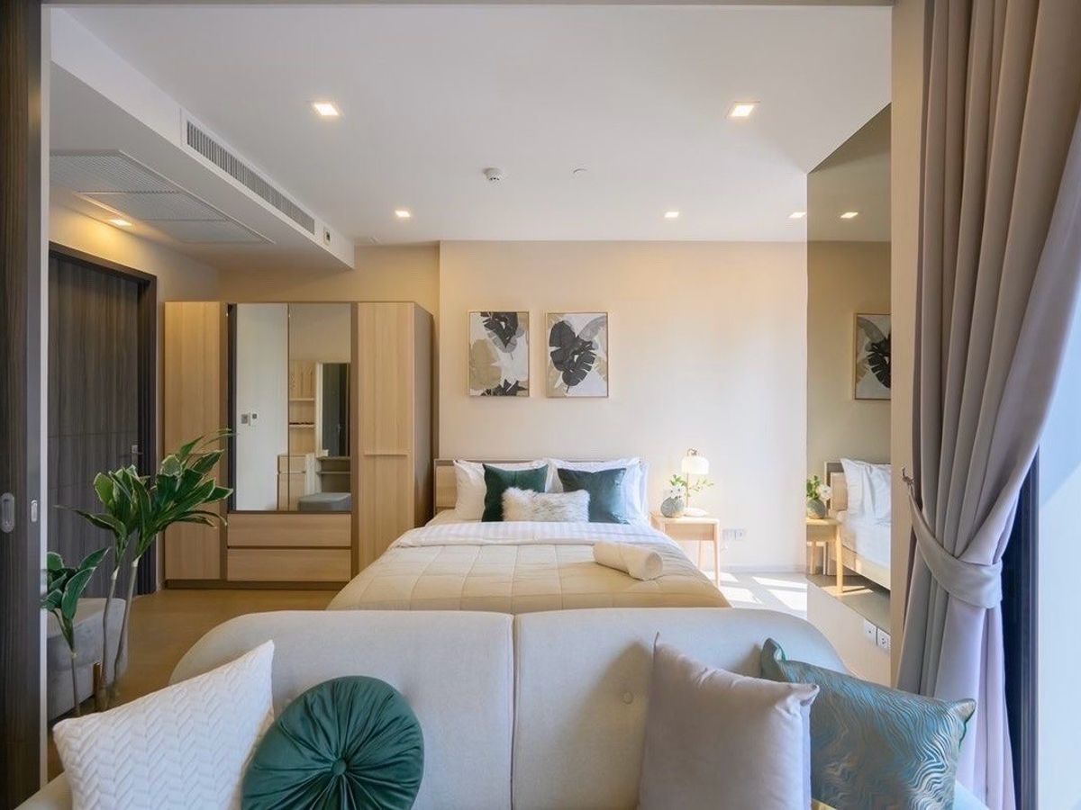 For RentCondoSukhumvit, Asoke, Thonglor : Condo with rental #Ashton Asoke #Beautiful room, city view #Condo Asoke #Condo in the heart of the city #Condo, good location, near BTS