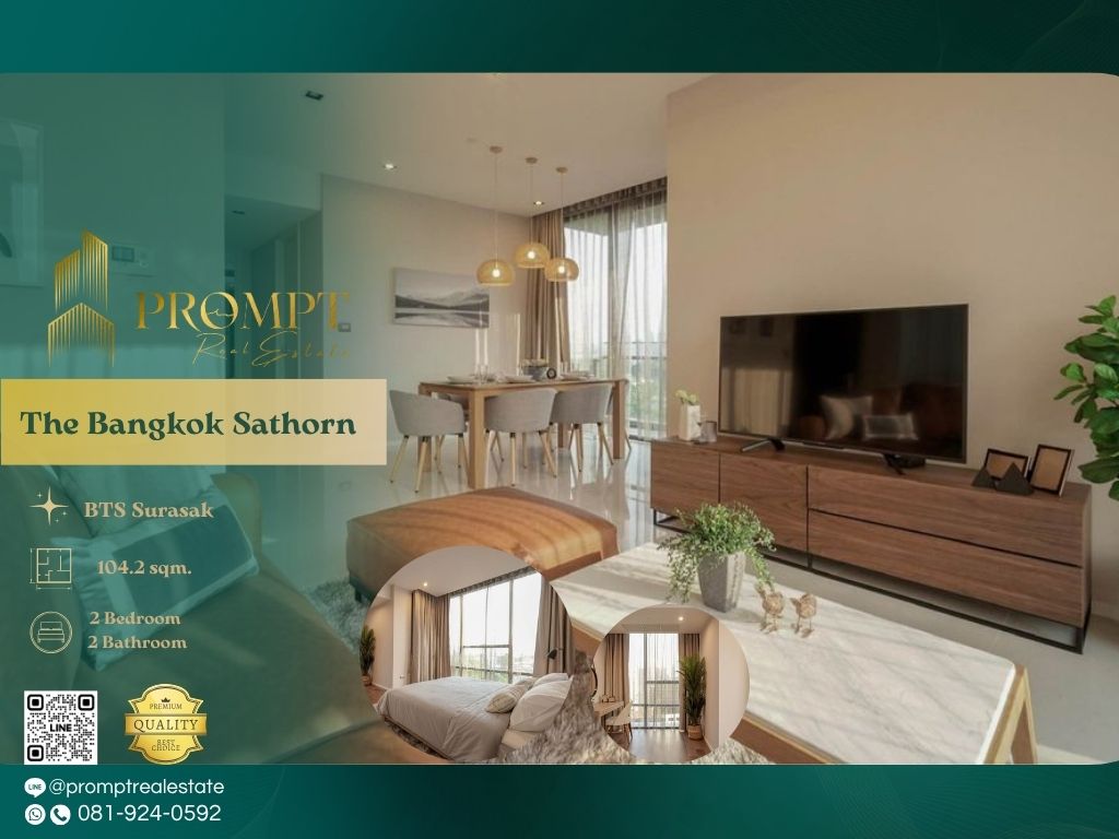 For RentCondoSathorn, Narathiwat : ST12301 - The Bangkok Sathorn :  เดอะ แบงค็อค สาทร  - BTS Surasak / St.LouisCollege / BTS SaphanTaksin