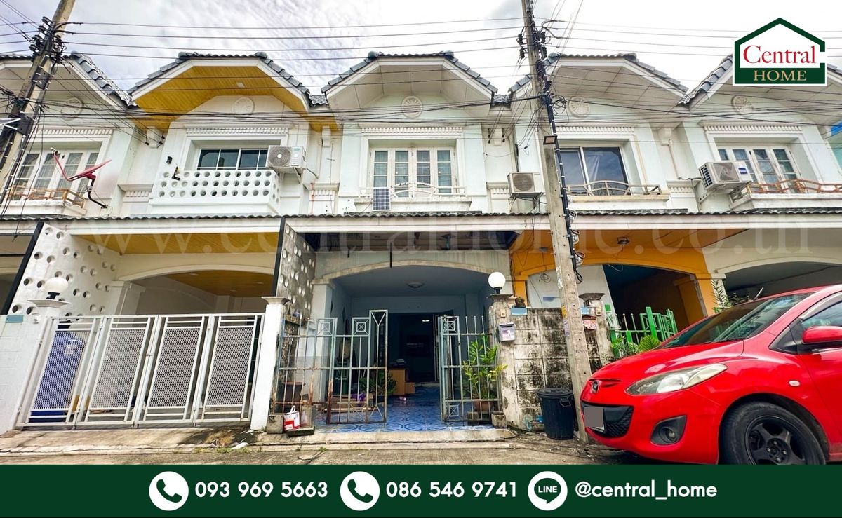 ขายทาวน์โฮมนนทบุรี บางใหญ่ บางบัวทอง : ทาวน์เฮ้าส์ หมู่บ้าน มนวดี เอ็กซ์คลูซีฟ บ้านกล้วย - ไทรน้อย 