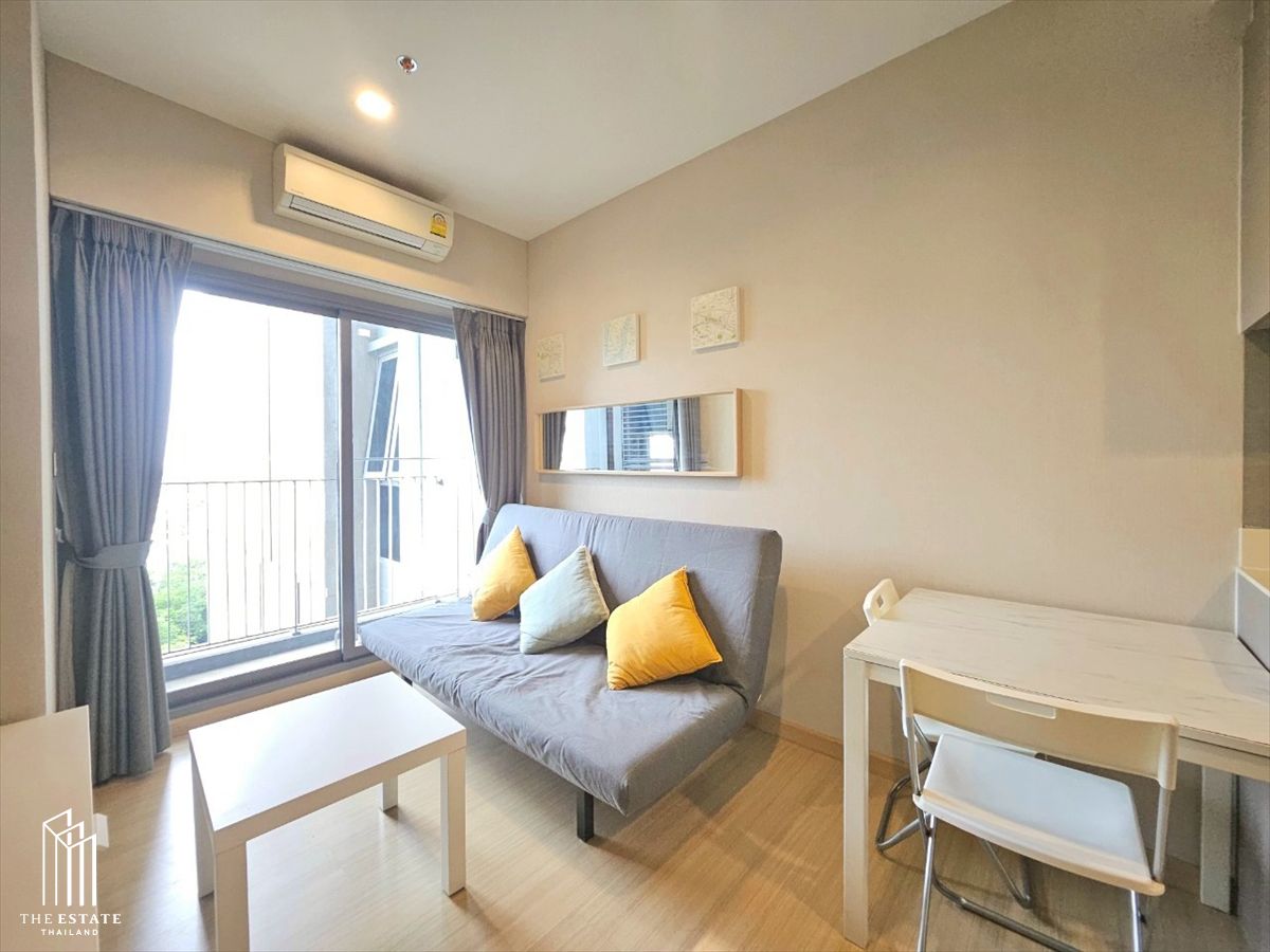 ให้เช่าคอนโดอ่อนนุช อุดมสุข : For rent Whizdom Connect ได้วิวสวนและพื้นที่สีเขียว ใกล้ BTS ปุณณวิถี 27.05 sq.m. 1 bedroom @16,000 Baht