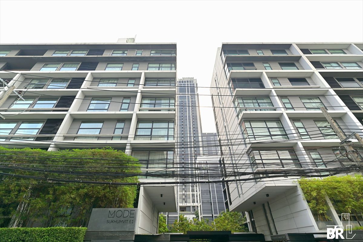 ขายคอนโดสุขุมวิท อโศก ทองหล่อ : 🔥 Best Deal!! เฟอร์ครบ พร้อมอยู่ Mode Sukhumvit 61 ใกล้ BTS Ekkamai