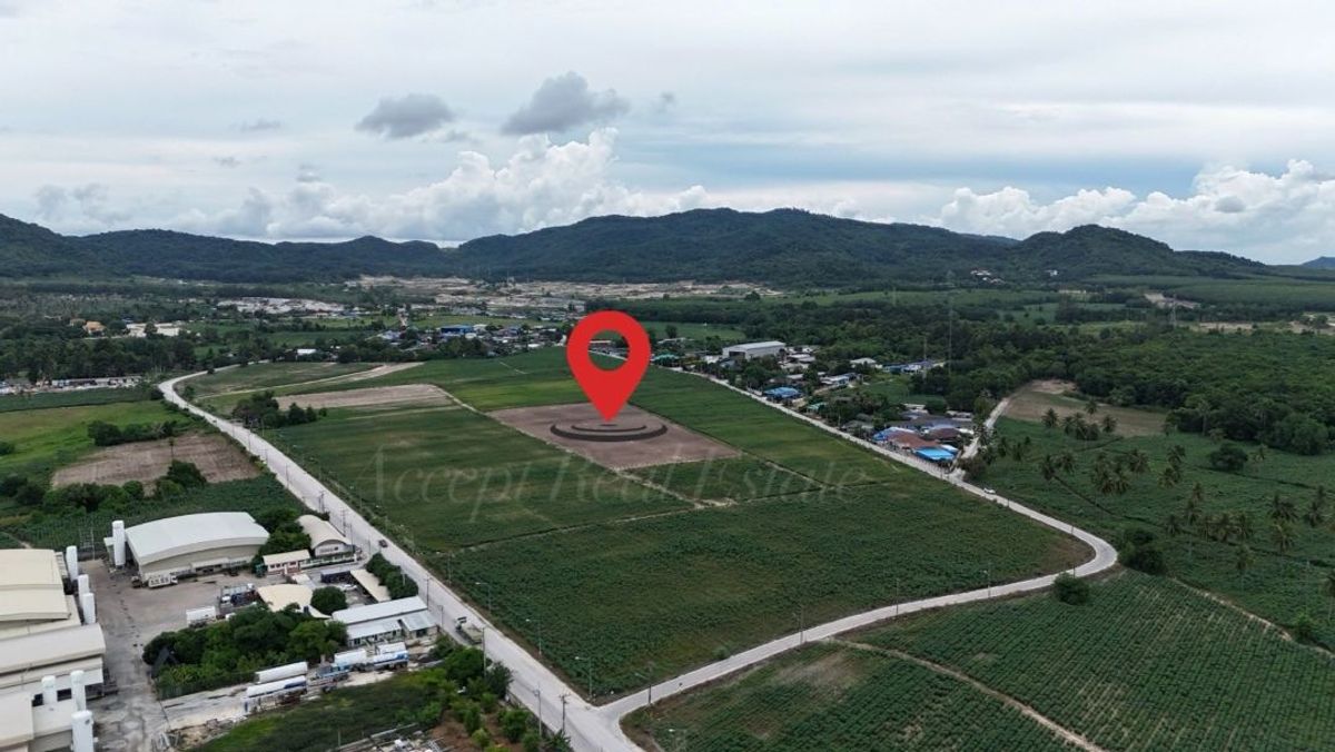 For SaleLandRayong : Large plot of land for sale, Golden Location, Huai Pong, Rayong 120-0-55.9 Rai