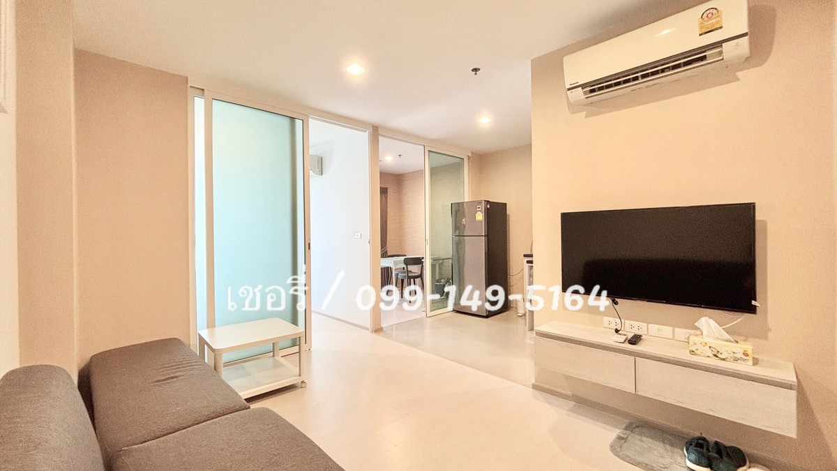 For RentCondoSamut Prakan,Samrong : ASPIRE ERAWAN condo rental, large corner room, beautiful, new, never rented Build in full With complete furniture Next to BTS Erawan / call 099-149-5164