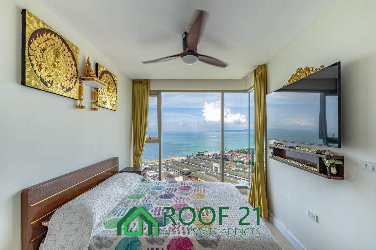 ขายพัทยา บางแสน ชลบุรี สัตหีบ : PRICE DROP! at one of Pattaya's Top Projects! Panoramic Ocean Views and High Floor at Riviera Jomtien /S-0903C (FQ)