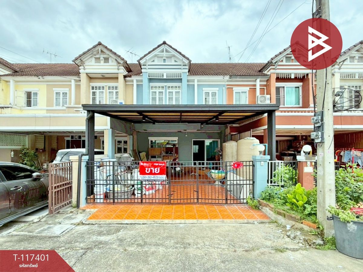 For SaleTownhomePathum Thani,Rangsit, Thammasat : Townhouse for sale Piyawaram Village, Rangsit-Khlong 4, Pathum Thani