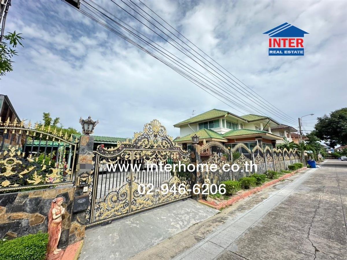ขายบ้านสมุทรปราการ สำโรง : บ้านเดี่ยว 2 ชั้น 125 ตร.ว. หมู่บ้านออร์คิดวิลล่า ซอยหมุ่บ้านออร์คิดวิลล่า4 ถนนบางนา-ตราด ถนนทางพิเศษบูรพาวิถี บางเสาธง สมุทรปราการ