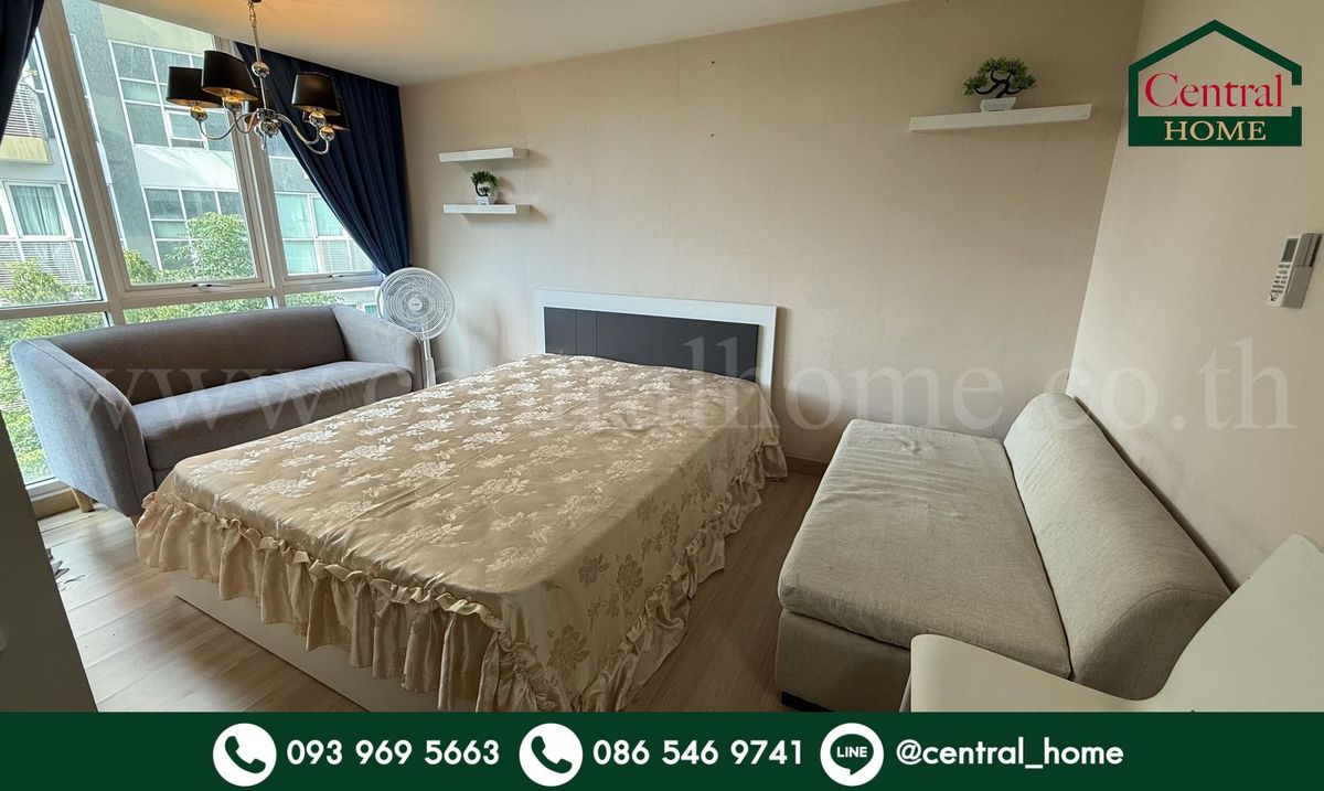 For SaleCondoRama9, Petchburi, RCA : Condo Garden Asoke - Rama 9 near RCA is ready.