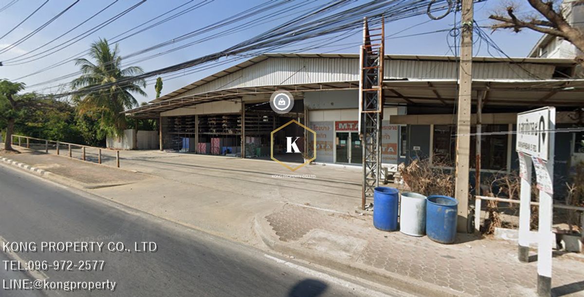 ให้เช่าโรงงานปทุมธานี รังสิต ธรรมศาสตร์ : ให้เช่าโรงงาน พื้นที่สีม่วง ติดถนน ลำลูกกา ปทุมธานี 2000 ตรม