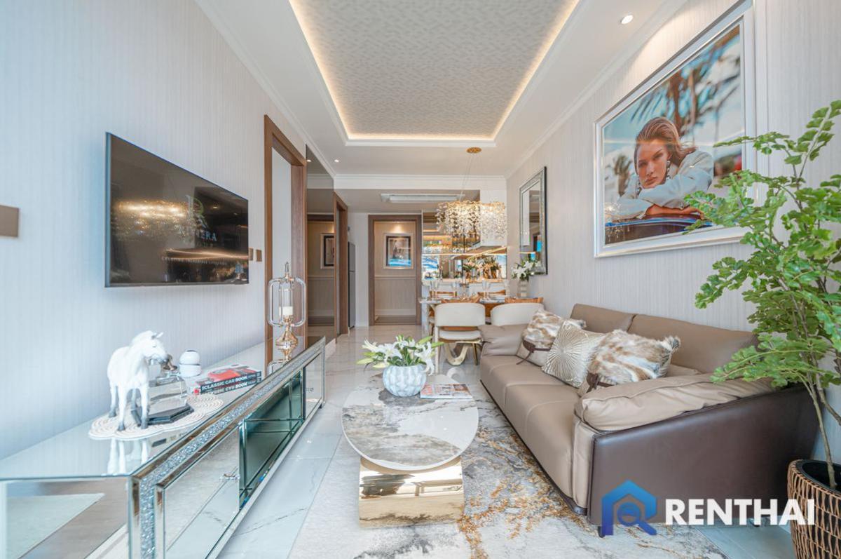 For SaleCondoPattaya, Bangsaen, Chonburi : Stylish Riviera Malibu Condo in Pattaya 1bed, Furnished, Pet-Friendly - 6.29 Mb Thb