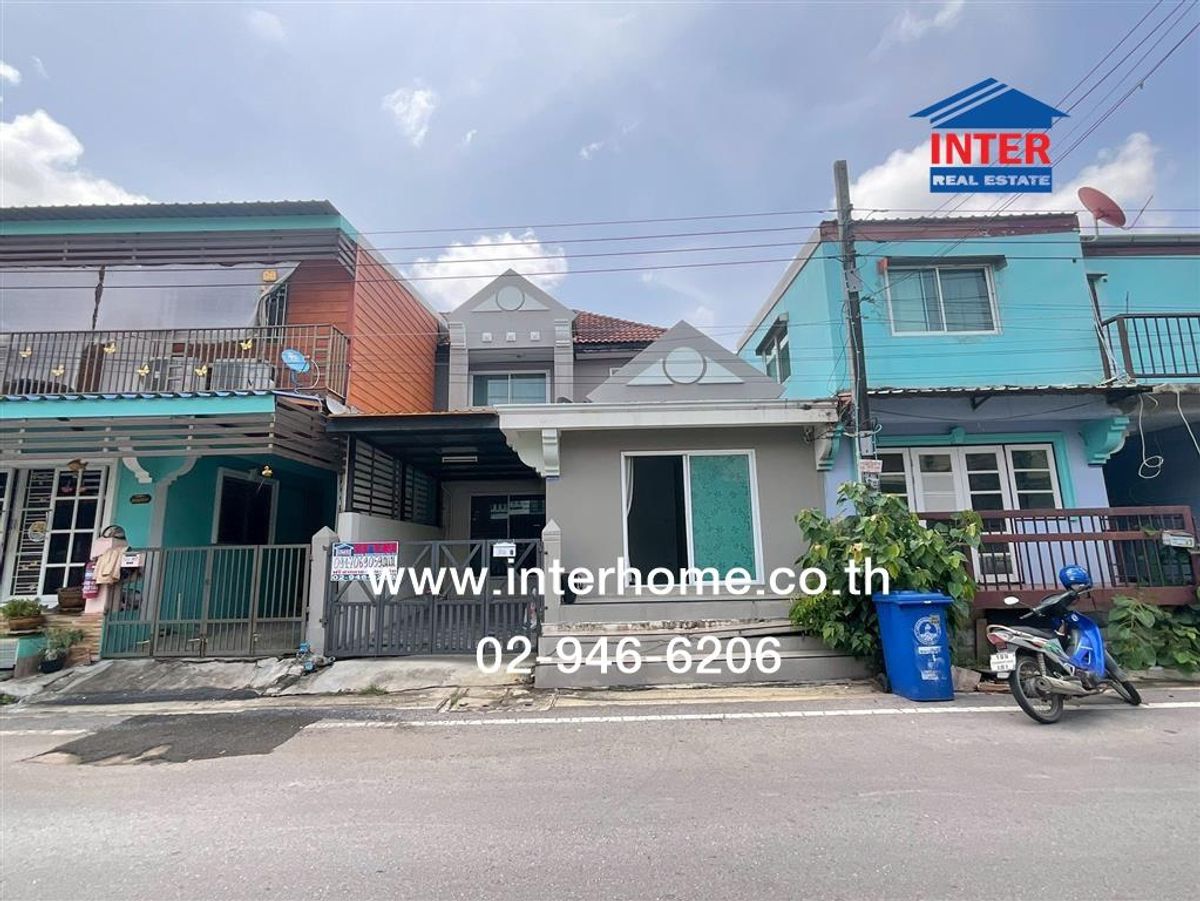 ขายทาวน์โฮมสมุทรปราการ สำโรง : ทาวน์เฮ้าส์ 2 ชั้น 22.3 ตร.ว. หมู่บ้านบารเมษฐ์ ใกล้นิคมอุตสาหกรรมเคหะบางพลี ถนนเทพารักษ์ ถนนบางนา-ตราด บางเสาธง สมุทรปราการ