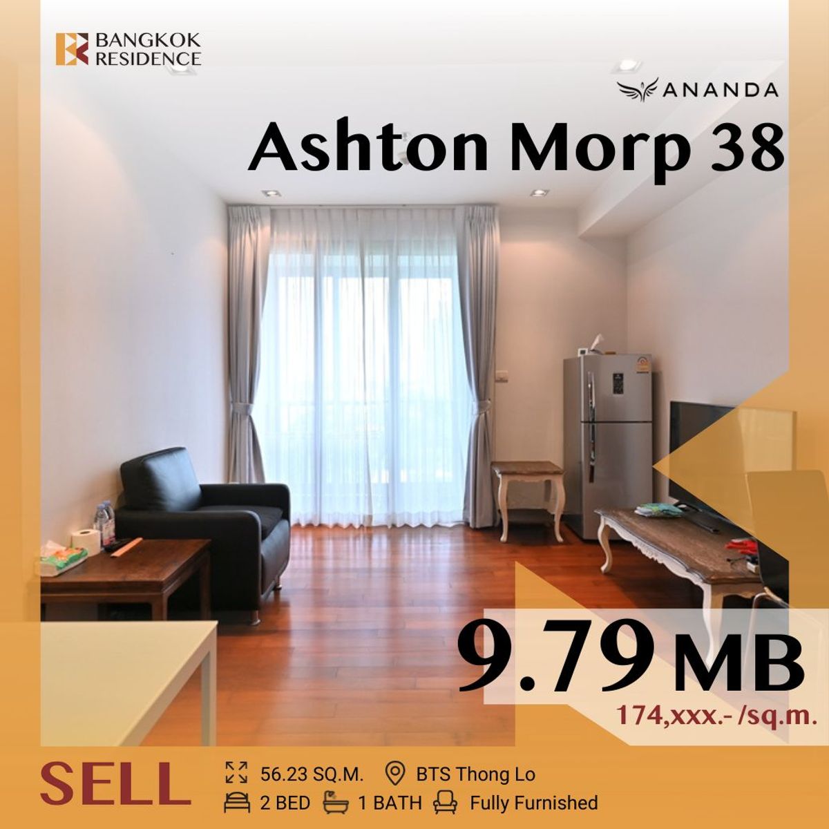 For SaleCondoSukhumvit, Asoke, Thonglor : ⚡Rare Unit! Pet-Friendly⚡ Ashton Morph 38 near BTS Thong lo