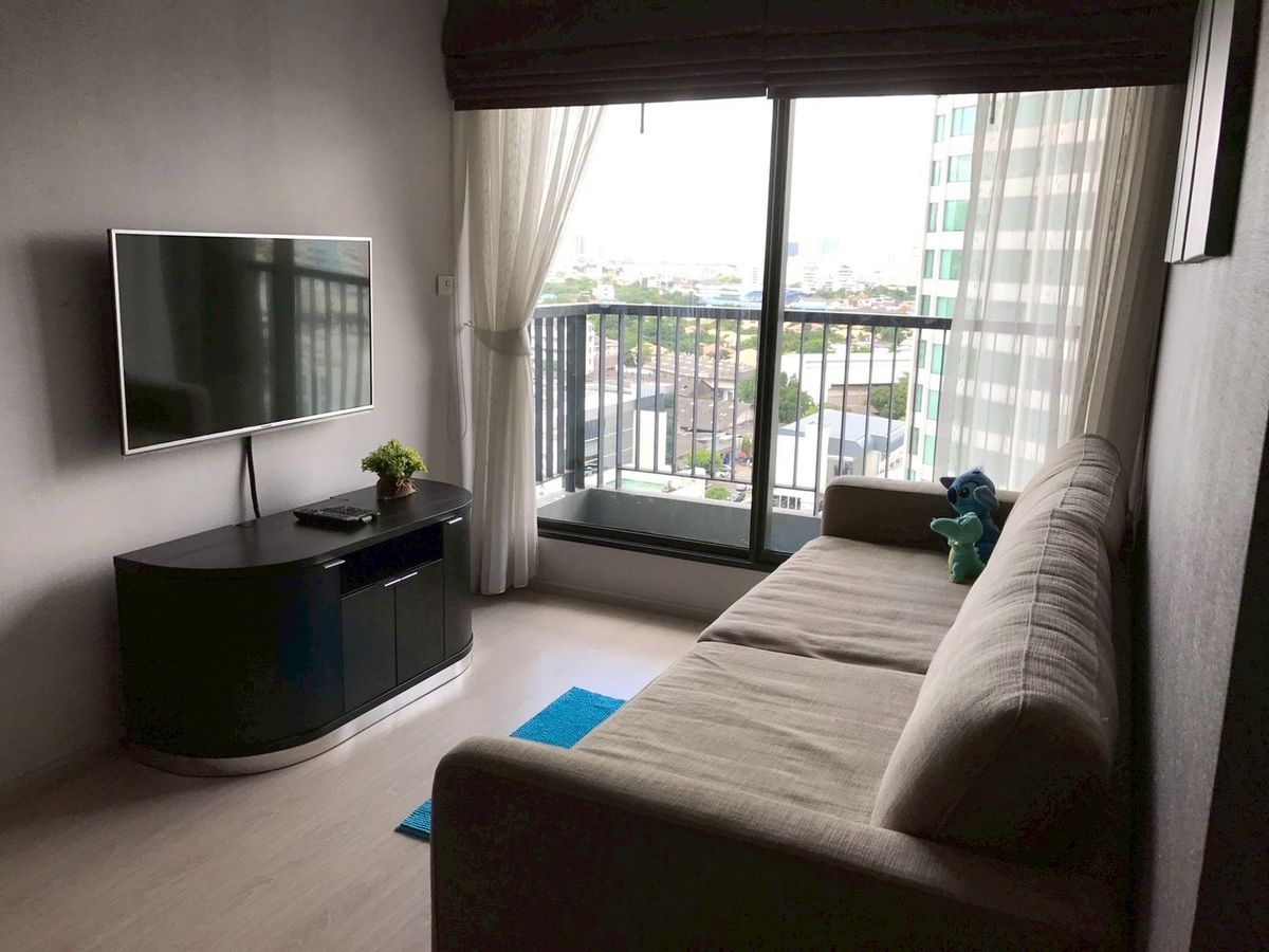 For RentCondoOnnut, Udomsuk : (For Rent) 1 Bed 1 Bath  45 Sqm.- Fully furnished 