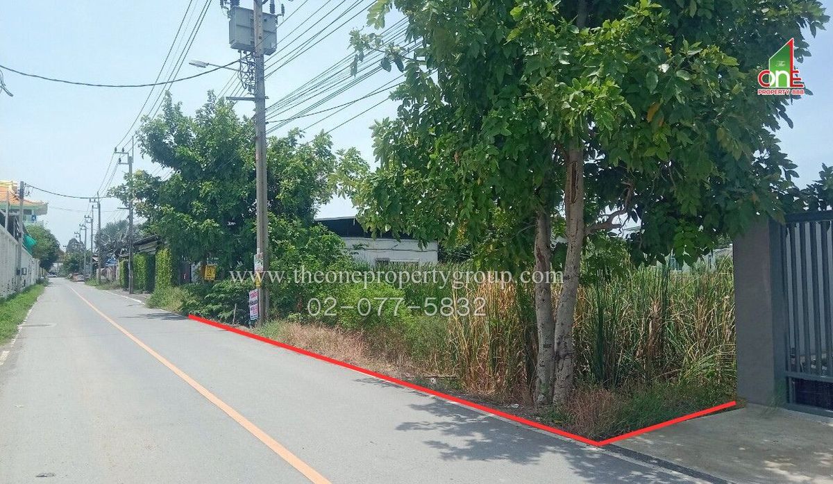 ขายที่ดินนนทบุรี บางใหญ่ บางบัวทอง : ที่ดินเปล่า 263.8 ตรว. ซ.วัดพูนพิมลราช ถ.บ้านกล้วย-ไทรน้อย ต.พิมลราช อ.บางบัวทอง จ.นนทบุรี