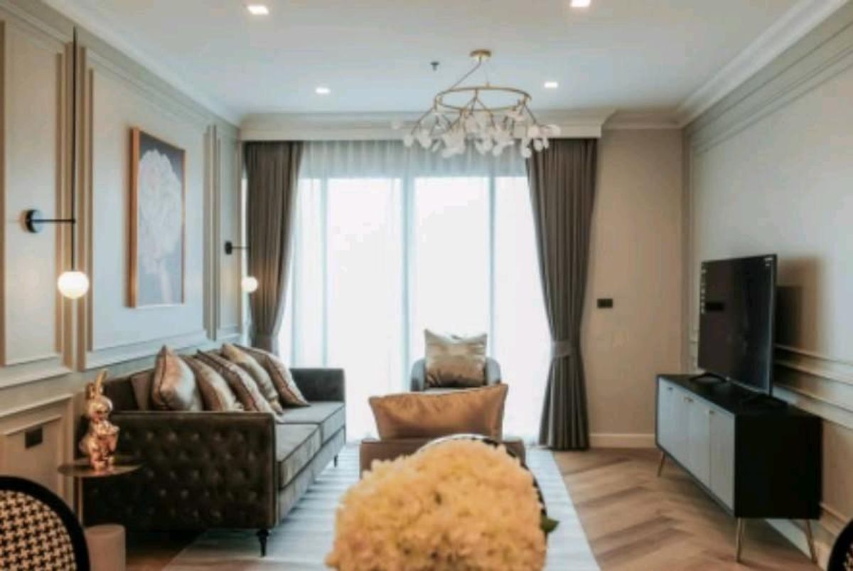 For RentCondoSukhumvit, Asoke, Thonglor : ▲ Nusasiri Grand ▲ 90K | 155 SQ.M. | 3 Bed 2 Bath 1 Maid+ Bath | Fully Furnished | 086-9299929 Punny