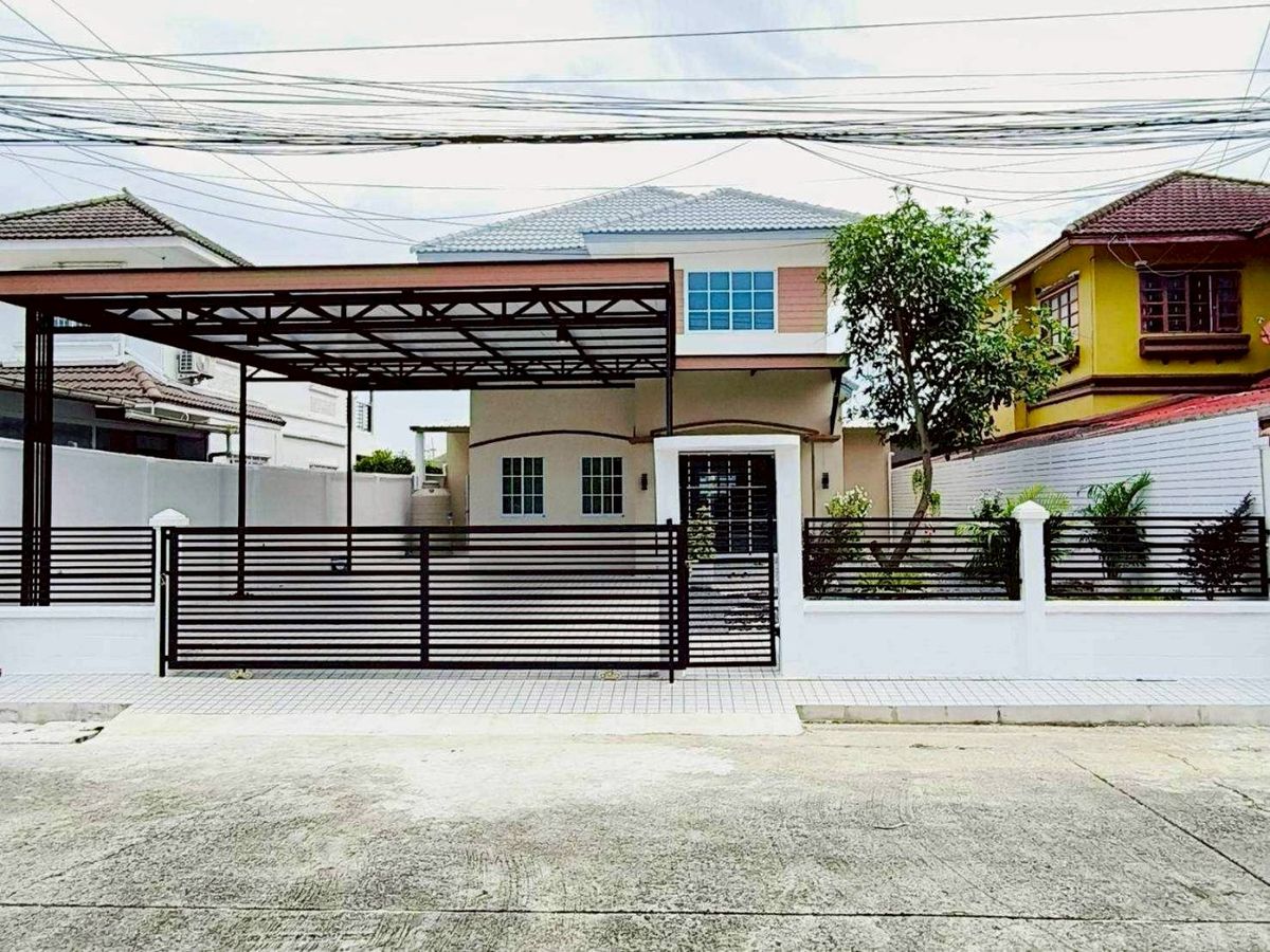 ขายบ้านนวมินทร์ รามอินทรา : ขายบ้านเดี่ยว K.C. Garden Home 3 รีโนเวทใหม่​ เนื้อที่ 62.6 ตารางวา 5 ห้องนอน พร้อมเข้าอยู่ ถนนนิมิตรใหม่ แขวงสามวาตะวันออก เขตคลองสามวา กรุงเทพมหานคร