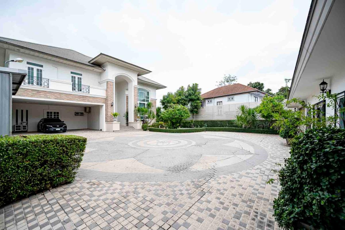 ขายบ้านแจ้งวัฒนะ เมืองทอง : 🔥ขายด่วน + 🔥หมู่บ้านคฤหาสน์ทายาท พื้นที่กว้าง พร้อมสระว่ายน้ำส่วนตัว