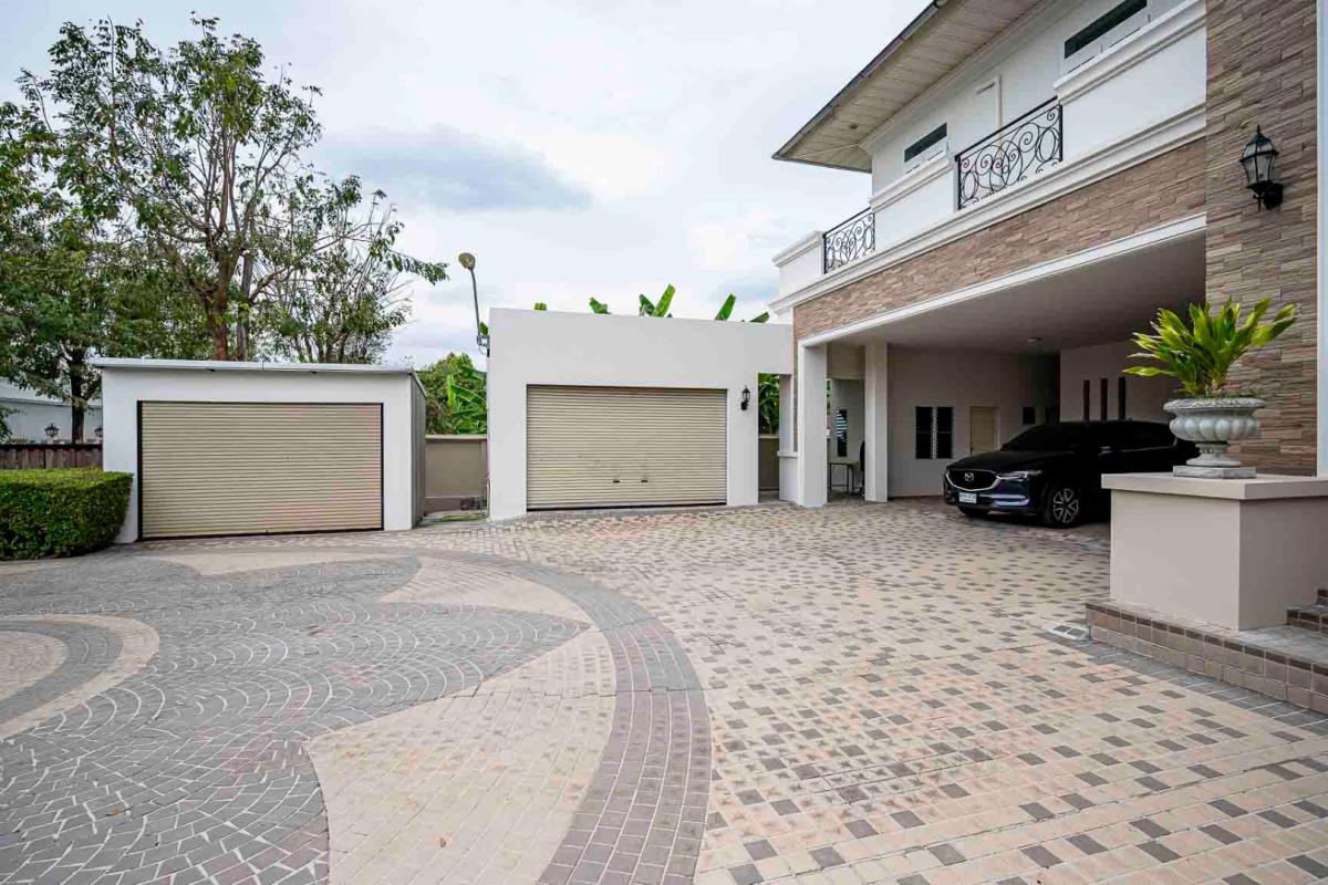 ขายบ้านแจ้งวัฒนะ เมืองทอง : 🔥ขายด่วน + 🔥หมู่บ้านคฤหาสน์ทายาท พื้นที่กว้าง พร้อมสระว่ายน้ำส่วนตัว