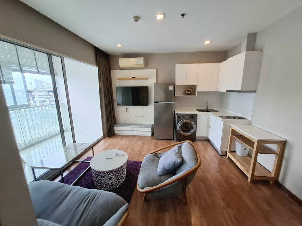 For RentCondoBangna, Bearing, Lasalle : Condo for rent, 45 sq m, near BTS Bangna, fully furnished, ready to move in