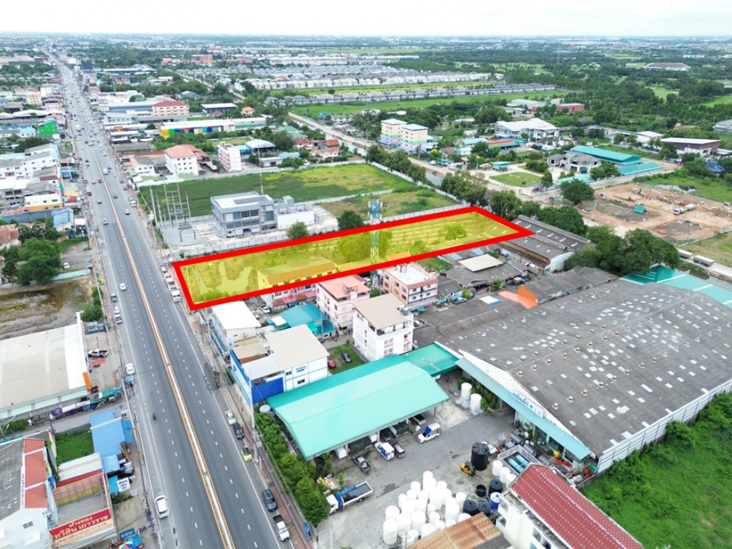 ขายที่ดินปทุมธานี รังสิต ธรรมศาสตร์ : ขาย ที่ดิน ริมถนนไสวประชาราษฎร์ คลอง4 ลำลูกกา 3 ไร่กว่า KK
