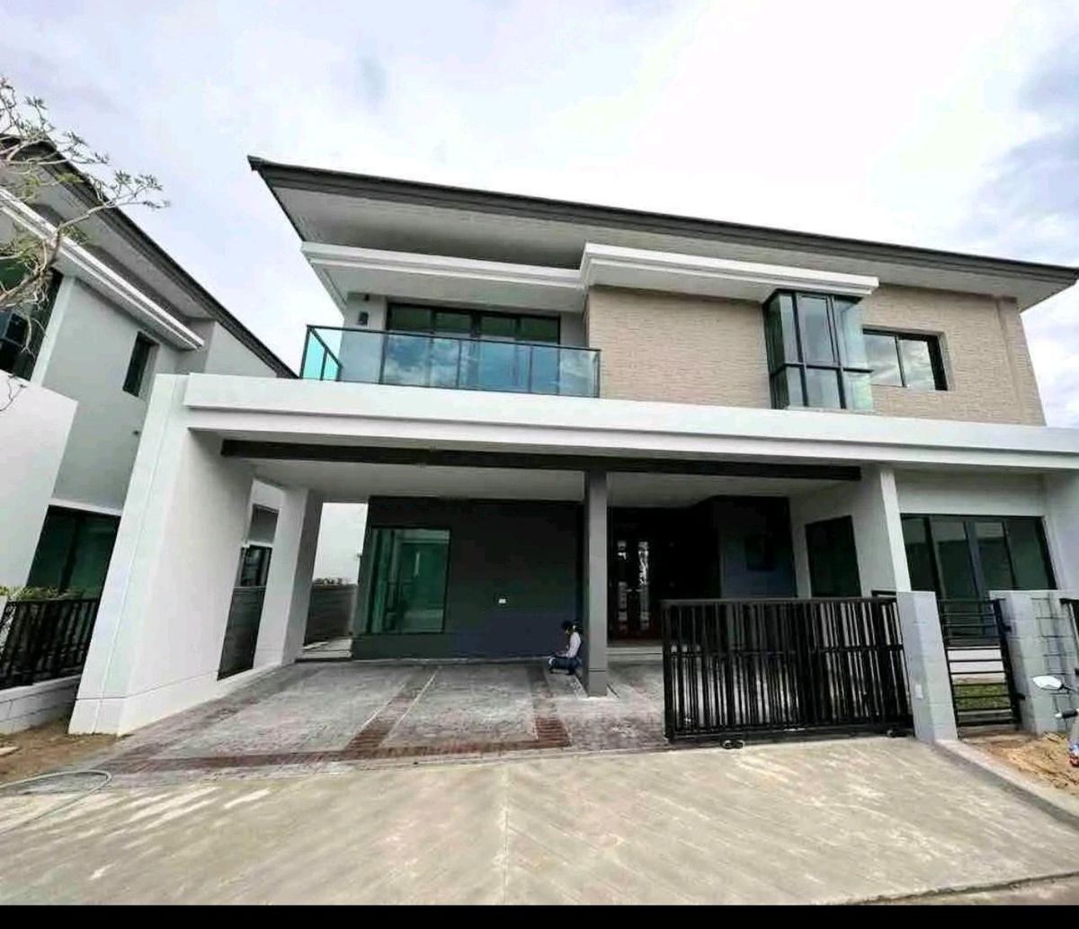 For RentHouseMin Buri, Romklao : 🌜🌟🌛 2 -story house for rent, The City Rama 9 - Ramkhamheang Project