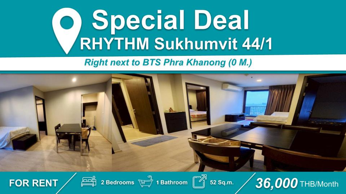 For RentCondoOnnut, Udomsuk : (For Rent) 1 Bed 1 Bath 45 Sqm. Fully furnished - READY TO MOVE IN