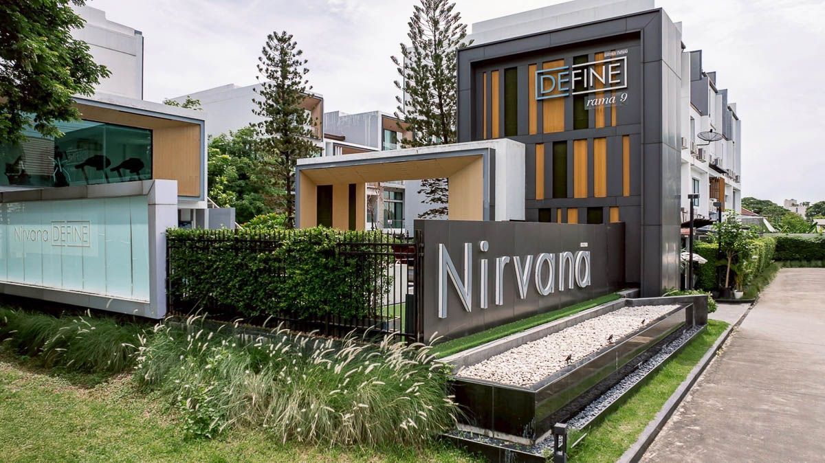For SaleTownhomePattanakan, Srinakarin : TownHome for Sale Nirvana Define Rama 9, 3 bedroom 21 sqw 230 sqm Near Ramkhamhaeng, Pattanakarn, Huamak, The Nine : SL25S-015